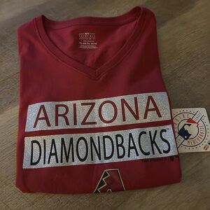 Genuine Merchandise Red V-Neck Tee